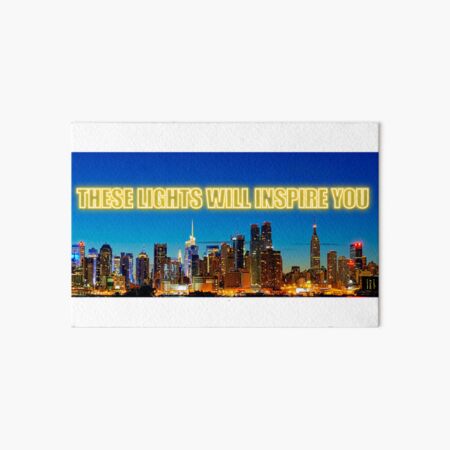 Artikel-Vorschau von Diese Lichter werden Sie inspirieren, New York City Skyline, NYC City Lights, Leuchtreklamen, designt und verkauft von amylydesign.