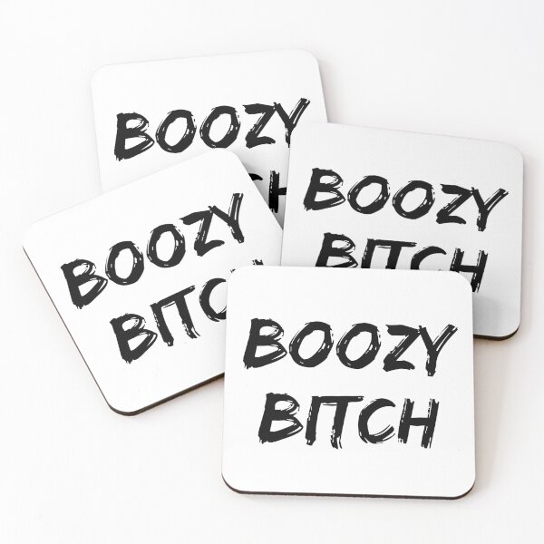 Item preview, Boozy Bitch. Funny NSFW Alcohol Drinking Quote designed and sold by That Cheeky Tee.