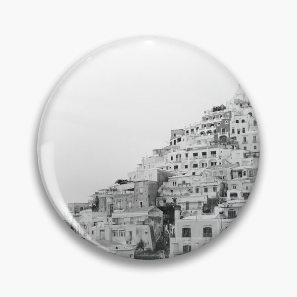Item preview, Positano Italy Landscape in Black and White designed and sold by CarolinaReina.