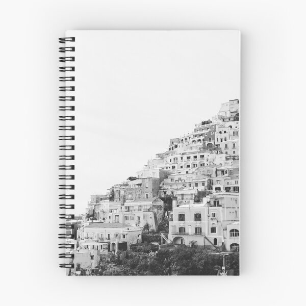 Item preview, Positano Italy Landscape in Black and White designed and sold by CarolinaReina.