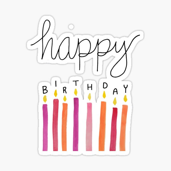 Happy Birthday Stickers Redbubble - roblox birthday stickers redbubble