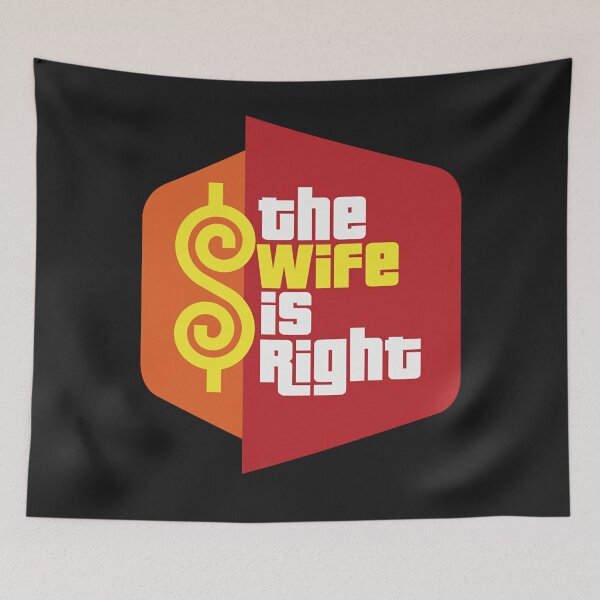 Item preview, The wife is right game show logo parody designed and sold by Simpson129.