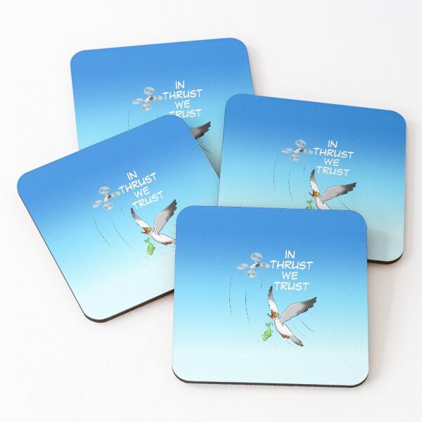 Item preview, IN THRUST WE TRUST WHEN BIRDS ATTACK OUR DRONES designed and sold by stilgoe.