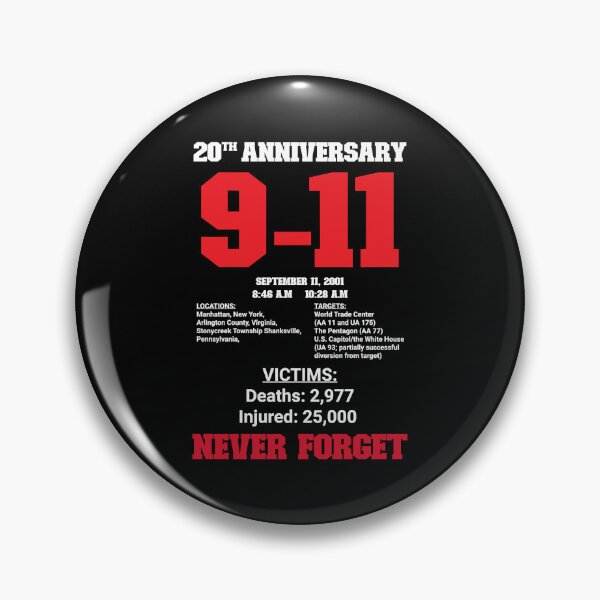 Item preview, Never Forget 9 11 20th Anniversary Patriot Day 2021 9 septembre 2001 designed and sold by Shakira Hauck.