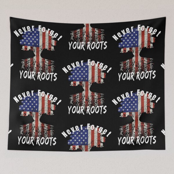 Item preview, Never Forget Your Roots with Flag Design designed and sold by Shakira Hauck.