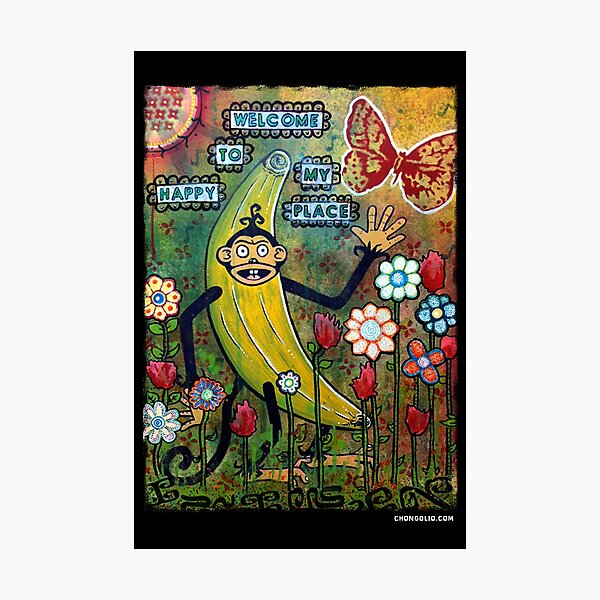 Welcome To My Happy Place Photographic Print