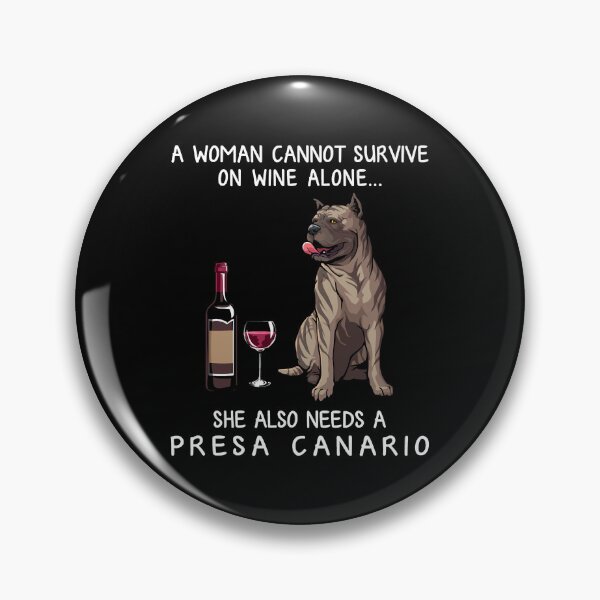 Item preview, Presa Canario and wine Funny dog designed and sold by Shakira Hauck.