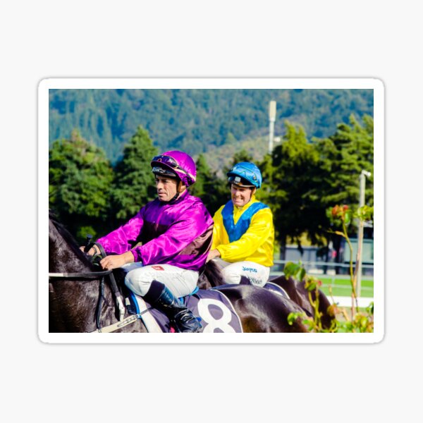 Aperçu de l'œuvre Jockeys sur des chevaux de course créée et vendue par Michael McGimpsey.