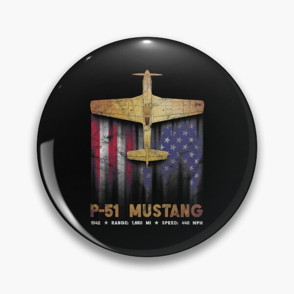 Artikelvorschau, Kampfflugzeug P-51 Mustang aus dem Zweiten Weltkrieg entworfen und verkauft von Shakira Hauck.