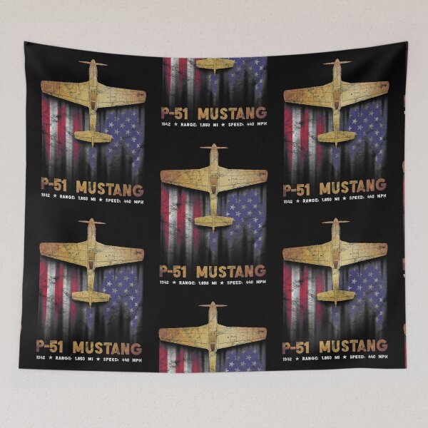 Item preview, P-51 Mustang WWII Fighter Plane designed and sold by Shakira Hauck.