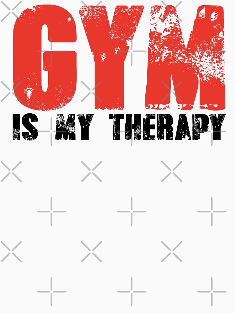 Thumbnail 7 of 7, Classic T-Shirt, Gym is My Therapy designed and sold by anilbadola.