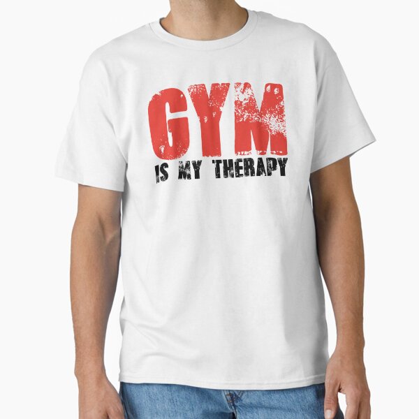 Item preview, Gym is My Therapy designed and sold by Gym Beasts ⭐⭐⭐⭐⭐.