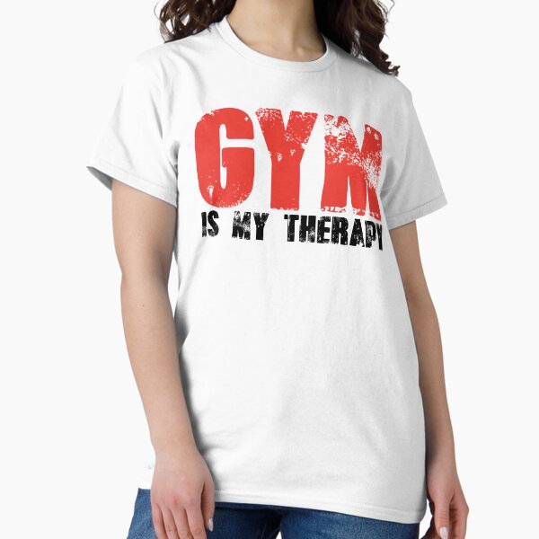 Item preview, Gym is My Therapy designed and sold by Gym Beasts ⭐⭐⭐⭐⭐.