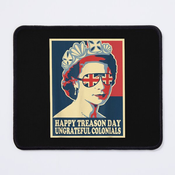 Item preview, Retro Happy Treason Day 4th Of July British Colonials Flag designed and sold by Shakira Hauck.