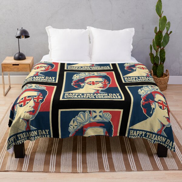 Item preview, Retro Happy Treason Day 4th Of July British Colonials Flag designed and sold by Shakira Hauck.