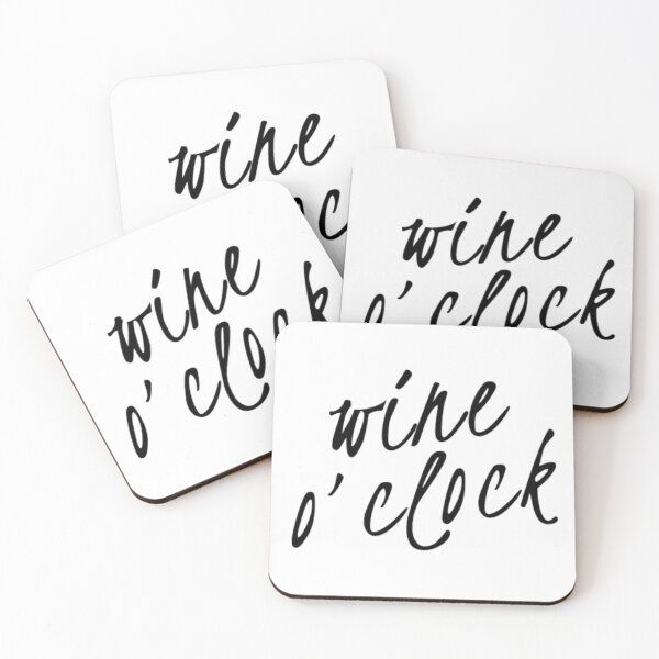 Item preview, Wine O'Clock. Funny Wine Lover Quote designed and sold by That Cheeky Tee.