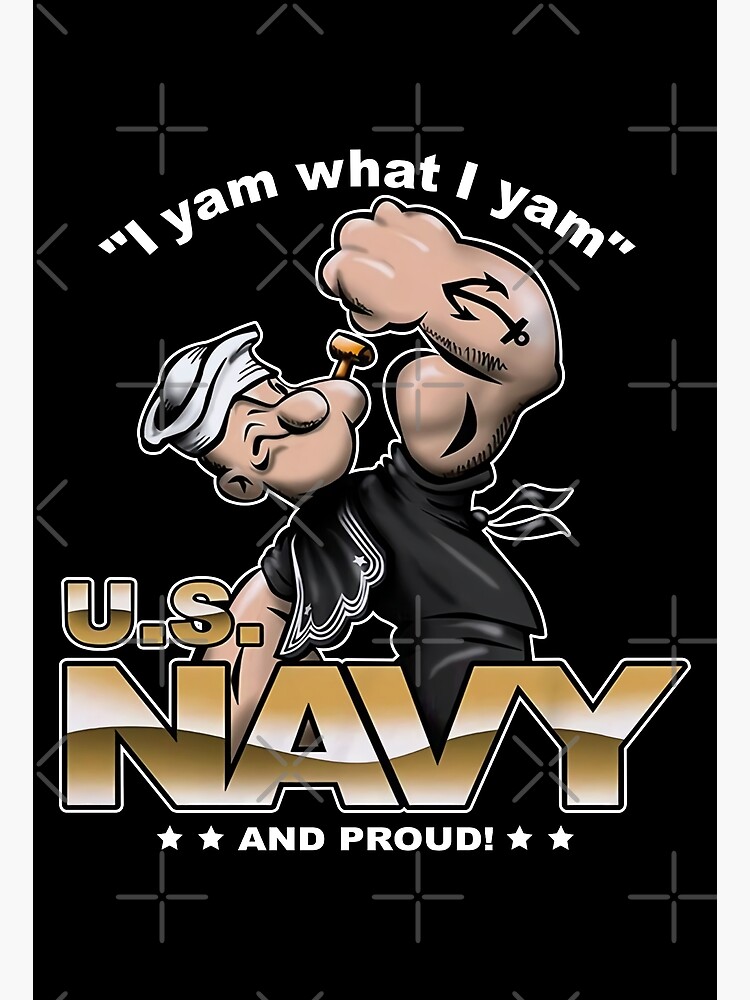 AVAILABLE All Gave Some Some Gave All Us Navy Popeye Baseball Jersey