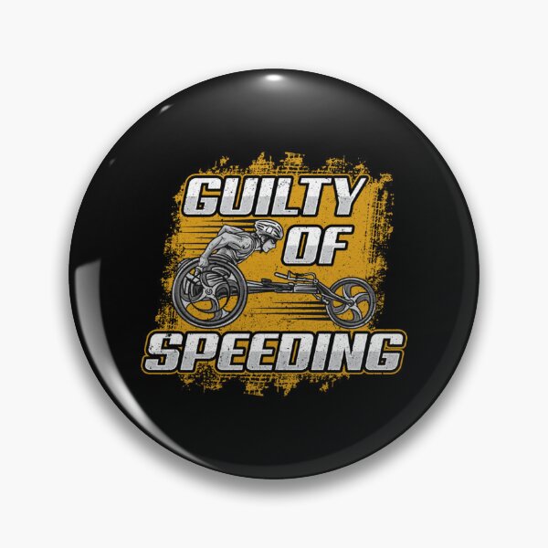 Item preview, Guilty Of Speeding Wheelchair Racing Classic T-Shirt designed and sold by ximenagene.