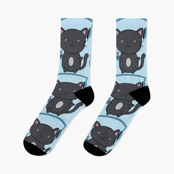 Item preview, Cute Music Cat - Cat with Headphones - CatJam designed and sold by xP42.