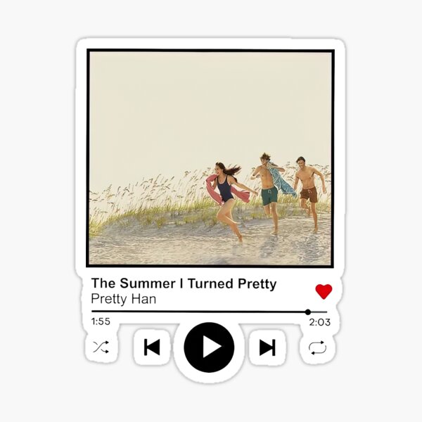 the summer i turned pretty Sticker for Sale by Thehecticstore