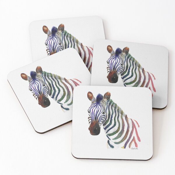 Item preview, Pride/Rainbow Zebra | water color designed and sold by thrine.