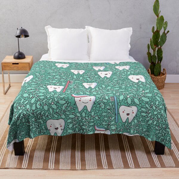 Item preview, fun teeth pattern designed and sold by space-kitten.