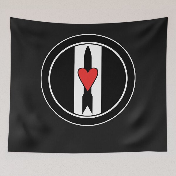 Item preview, Best selling love and rocket logo designed and sold by Harris189.