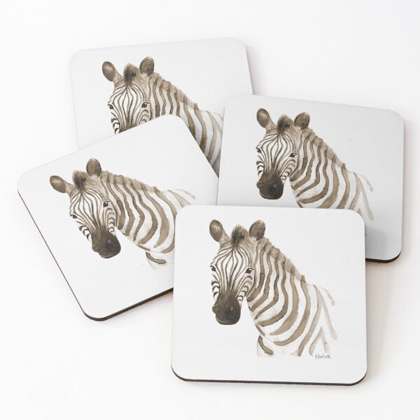 Item preview, Sepia Zebra | water color designed and sold by thrine.