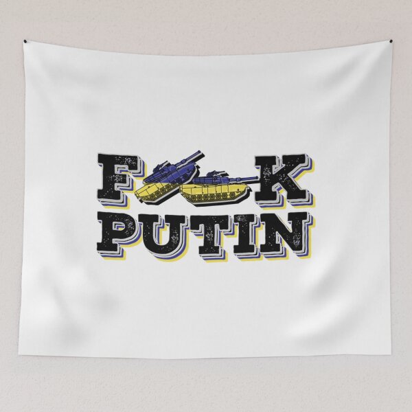 Item preview, Fck Putin  Ukraina  stop war  Ukraine flag  tank design   designed and sold by AlexeaNagley.