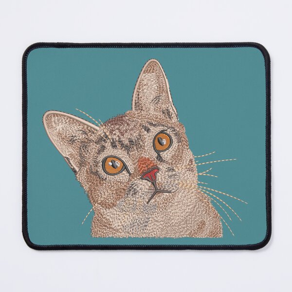 Item preview, Cute Cat Embroidery Design designed and sold by Cre8iveSkill.