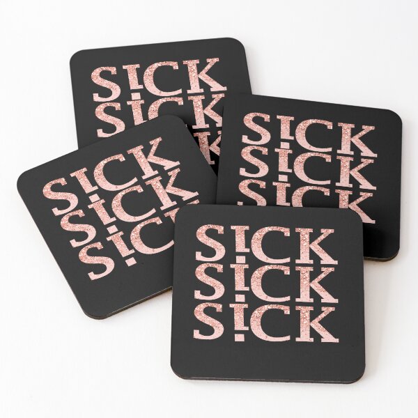 Item preview, Sickick Sick Kick S!ck!ck Three Beautiful Pink S!cK!ck  designed and sold by TheGreedyCrypto.
