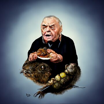 Artwork thumbnail, Ernest Borgnine eating a vole by silusUK