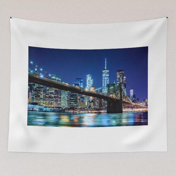 Item preview, Lower Manhattan Skyline Night designed and sold by Presly.