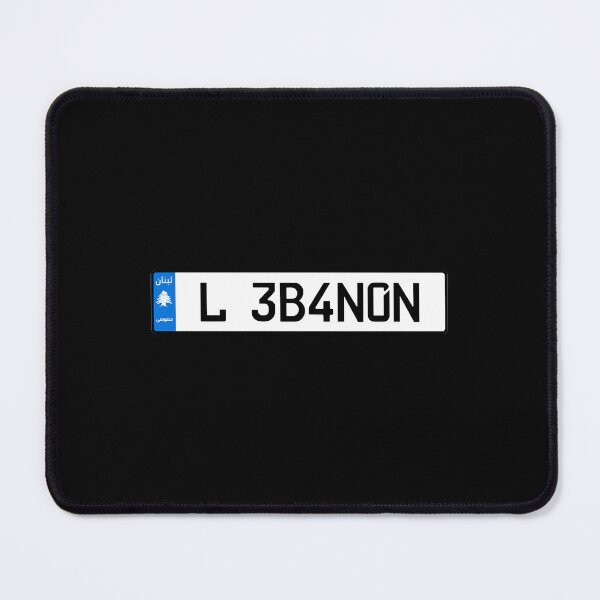 Item preview, Lebanon car license plate  designed and sold by JohnMcken79530.