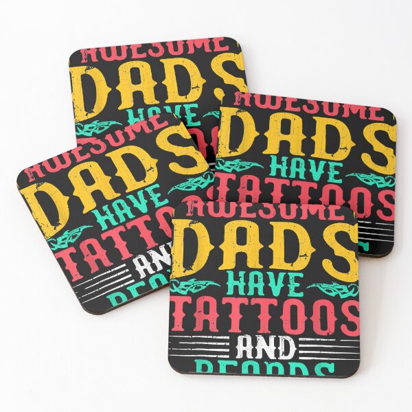 Item preview, Awesome Dads Have Tattoos And Beards  designed and sold by MachidaEida.