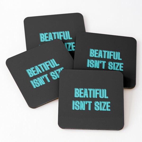 Item preview, Beautiful isn't size - body positivity quotes designed and sold by kozetin.