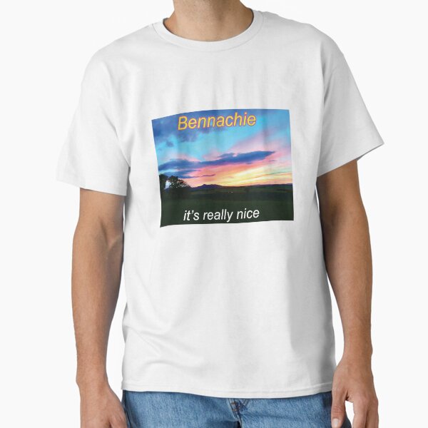 Item preview, Bennachie (it's really nice) Scottish hill graphic t-shirt designed and sold by JJ Bull.