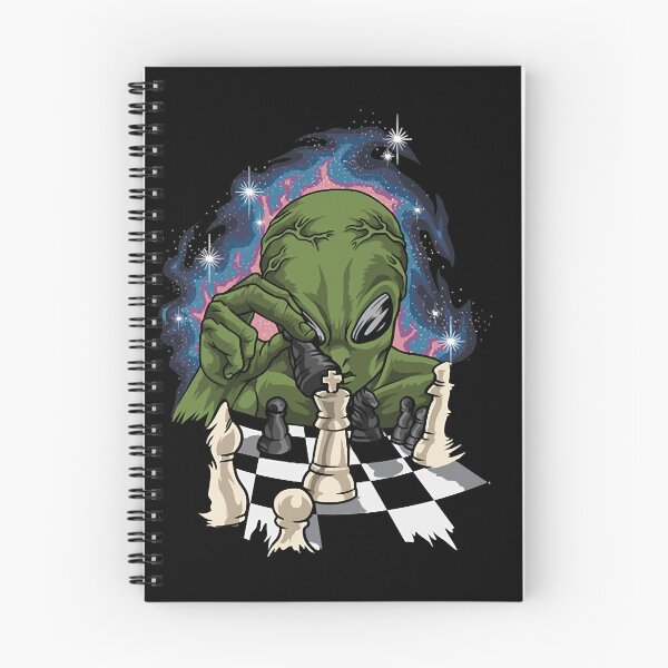 Item preview, Green Alien With Chessboard - Chess  designed and sold by MichelleS29177.