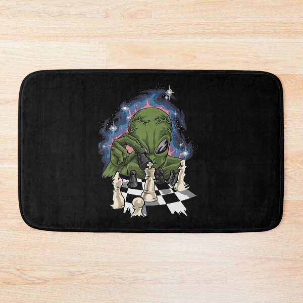 Item preview, Green Alien With Chessboard - Chess  designed and sold by MichelleS29177.