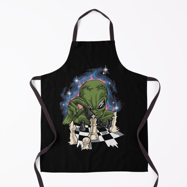 Item preview, Green Alien With Chessboard - Chess designed and sold by MichelleS29177.