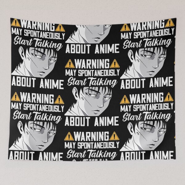 Item preview, Warning May Spontaneously Start Talking About Anime  designed and sold by JohnMcken79530.