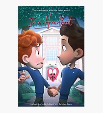 Lámina fotográfica In a Heartbeat - Cartel oficial de la película