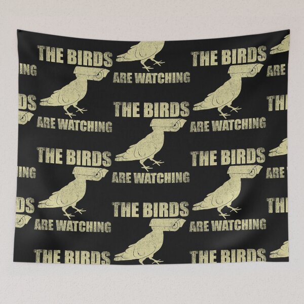 Item preview, The Birds Are Watching Funny Birds  designed and sold by SusanKohl.