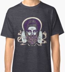 Flower Beard || Psychedelic Illustration by Chrysta Kay Classic T-Shirt