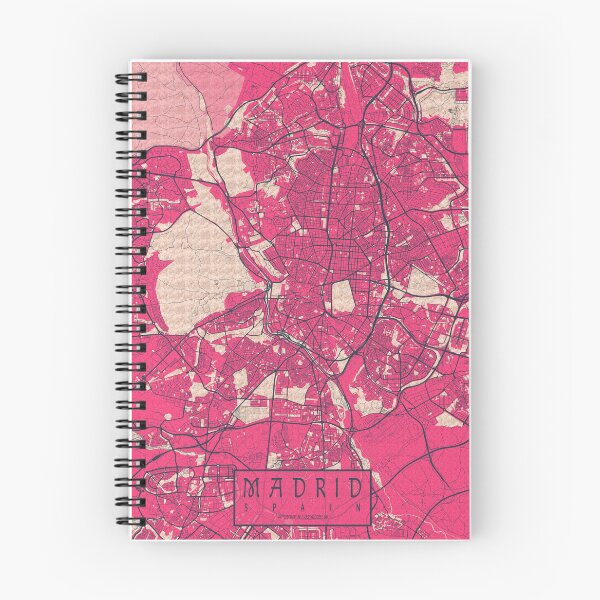 Item preview, Madrid City Map Spain - Blossom designed and sold by deMAP.