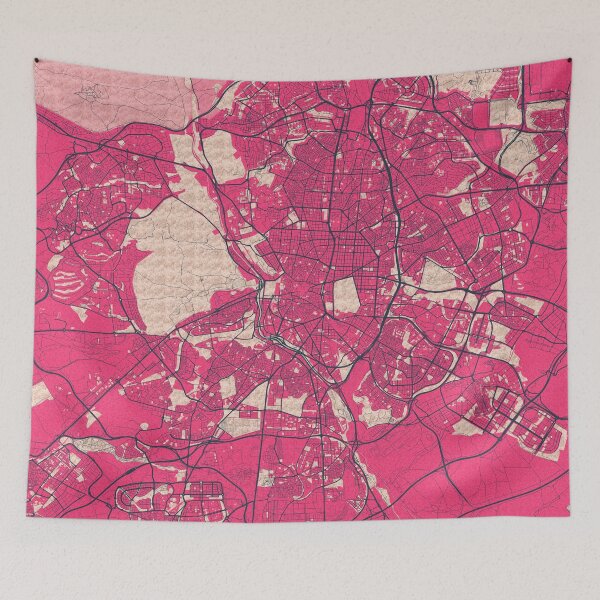 Item preview, Madrid City Map Spain - Blossom designed and sold by deMAP.