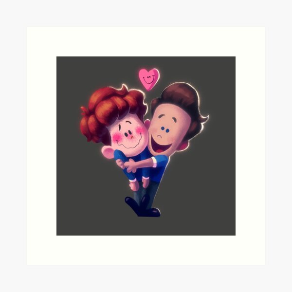 Hug Art Print