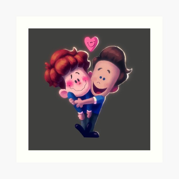 Hug Art Print