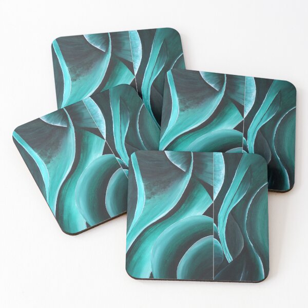 Item preview, Greenswirls diptych part a & b designed and sold by Margo Humphries.