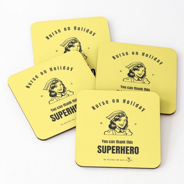 Item preview, Nurse on Holiday. Superhero designed and sold by Rebel-Design.